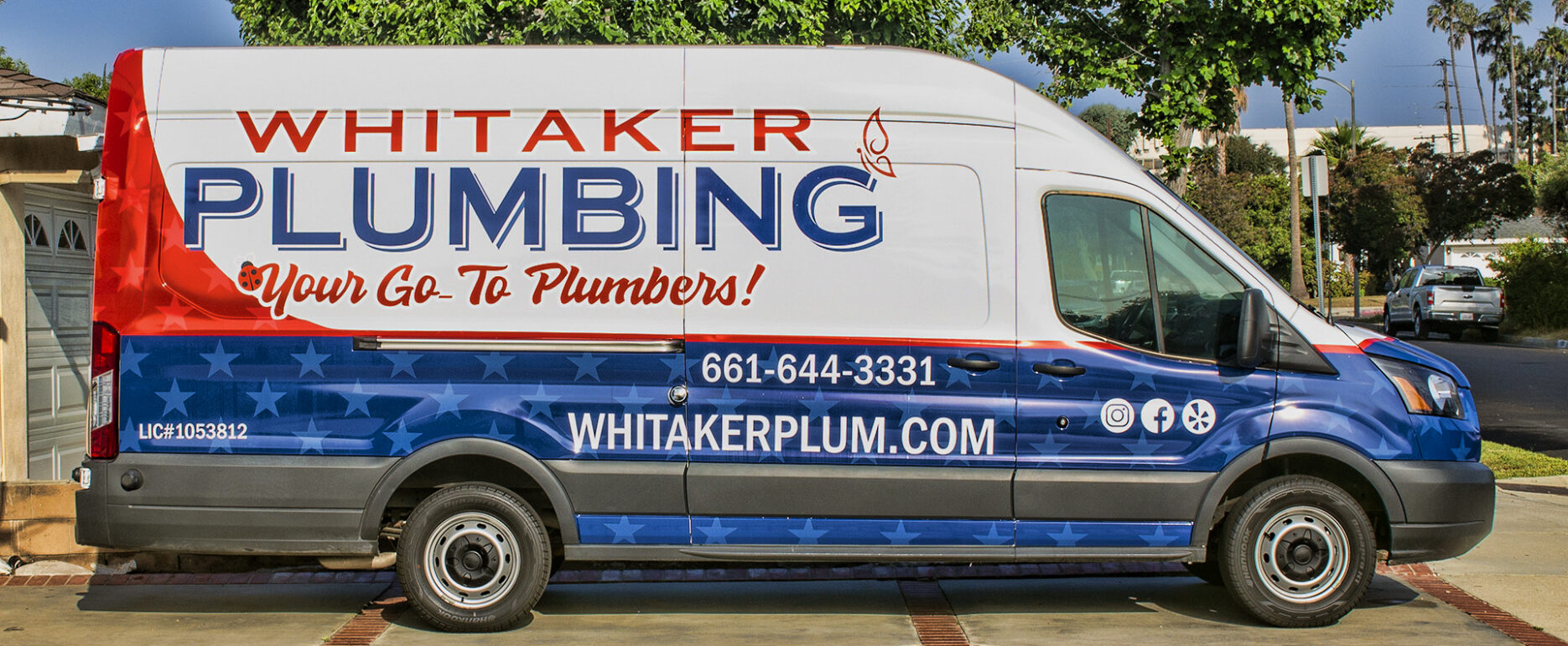 Whitaker Plumbing Truck - Santa Clarita Plumber